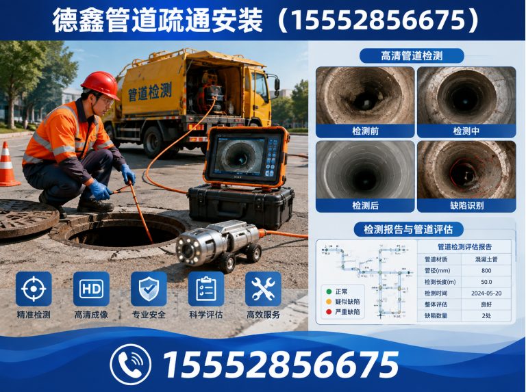 槐荫区管道维修展示图